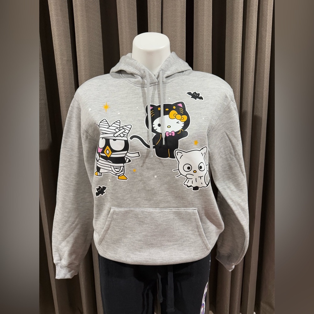 New Hello Kitty Women’s Halloween Graphic Hoodie Sweatshirt Sizes XS and Small